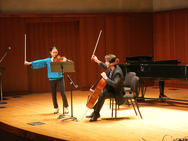 Duo-B performs Robert Martin's "Embrace the Wind"